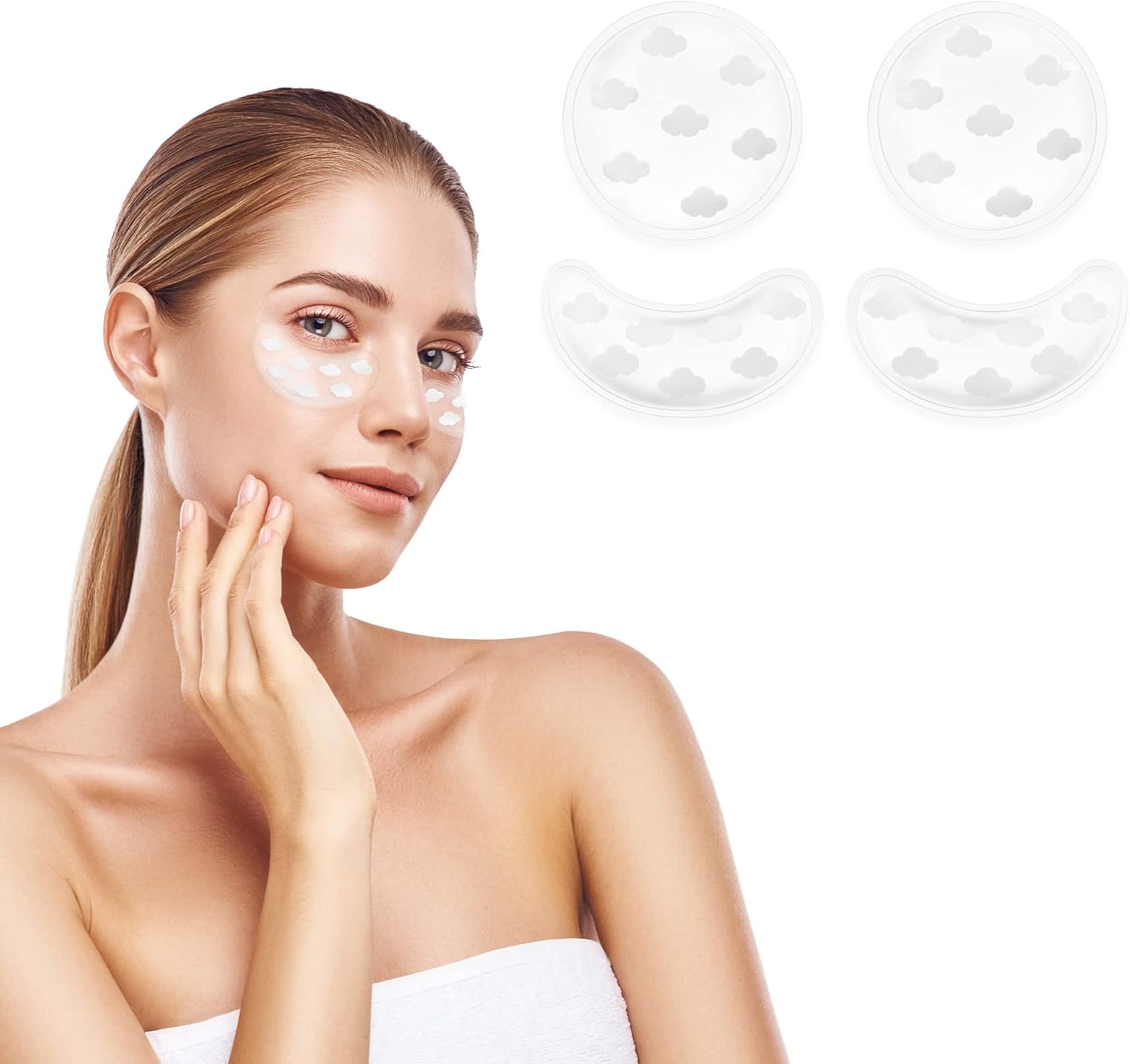 Set 4 Cuscinetti Gel per gli Occhi