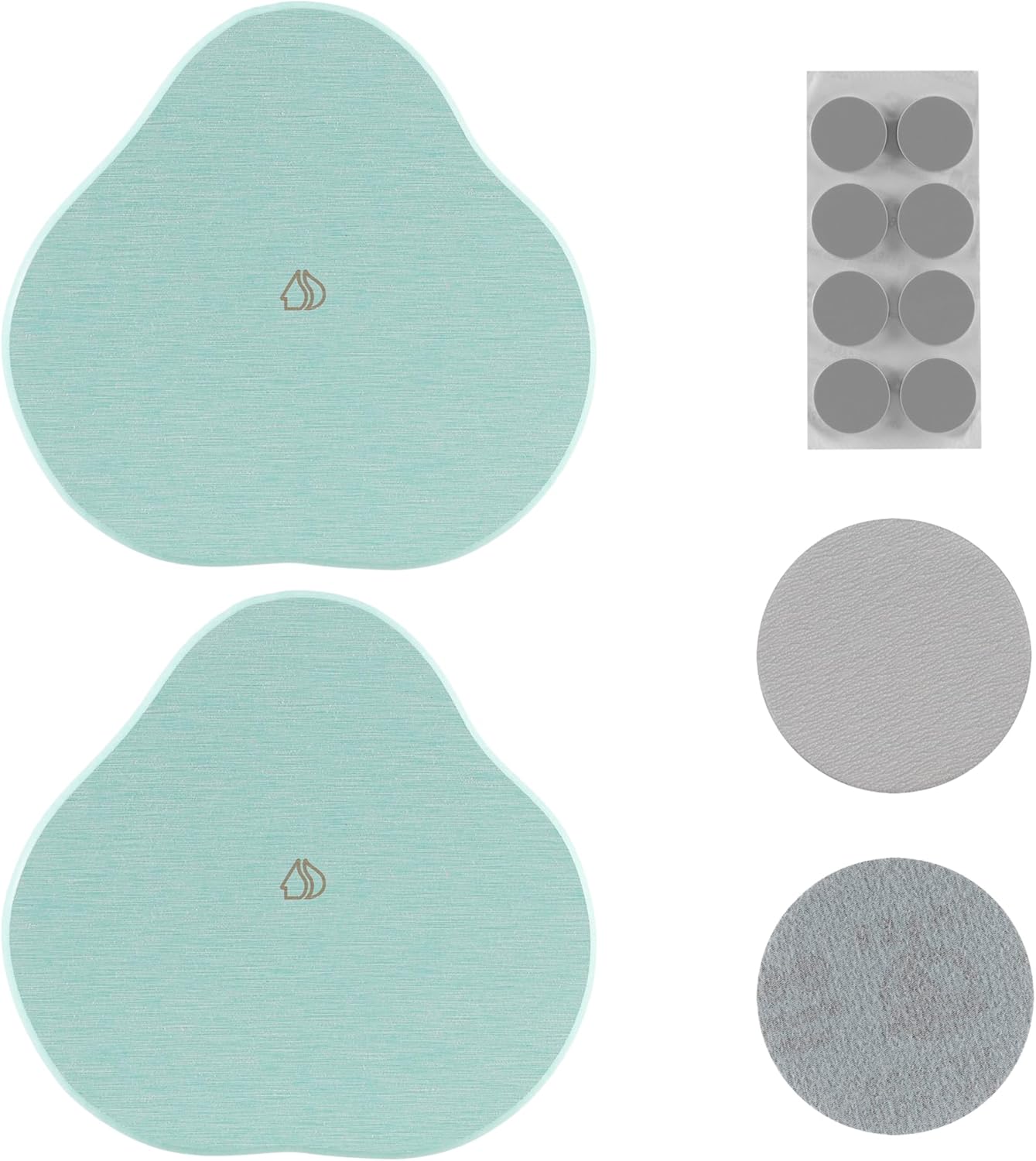 Set 2 Tappetini Scolapiatti Assorbenti